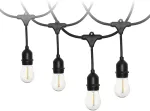 20x1W LED lempučių girlianda BAJA, E27, 2700K, 20m, IP44