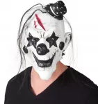 Lateksinė galvos kaukė "Psycho clown"