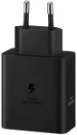 T5020XBEGEU Samsung 50W Power Adapteris DuoType-C, USB, Juodas