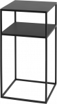 Customform Kavos staliukas, TENSIO 2 AUK&Scaron;TŲ METALAS 30, 0.3x0.3x0.6 m, Juoda