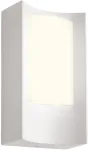 Sieninis &scaron;viestuvas 8W LED sieninis lauko &scaron;viestuvas WARP, baltas, 3000K, IP44