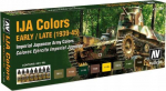 Vallejo : AFV &ndash; IJA Colors 1937-1945 8x17