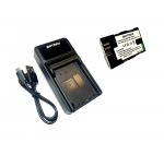 Canon LP-E6 akumuliatorius 2000 mAh + greitasis LED pakrovėjas