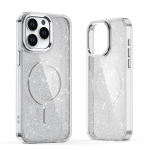 Hurtel Glitter Dėklas MagSafe Compatible skirtas Apple iPhone 17 Pro Max - Semi-skaidrus