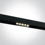 12W LED &scaron;viestuvas į magnetines sistemas MAXI, juodas, 3000/4000K, 48V, 38&deg;, 42102AL/B/V