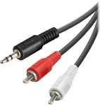 Garso Kabelis - Vivanco 3,5 Mm Į 2&times;RCA Laidas, 1,5 M