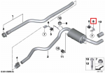 BMW Galinio Ausiliumo Kairysis Stiklas 1 F20 F21 F22 Originalus 18308512640