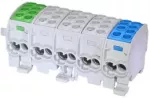 Simet 81507020 Al/Cu paskirstymo blokas SCB 35-5X (80250) SIMBLOCK penkių polių 35mm2 žalia/pilka/ne 81507020