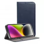 OEM atverčiamas dėklas Motorola G57 Power Smart Magneto tamsiai mėlynas