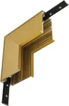 Įleidžiamo magnetinės sistemos ZAMBELIS bėgelio vertikalus kampinis sujungimas, žalvario sp., 48V, 2084G-C1