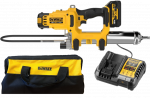 Dwubiegowa akumuliatorinė smarownica, 690 bar, 1x5Ah, 18V XR, DeWALT [DCGG581P1G-QW]