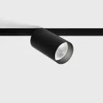 10,8W LED akcentinis &scaron;viestuvas TUB M A 90 į magnetinę sistemą IN_RING, juodos sp., 4000K, 48V, 50&deg;