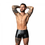 Male Power Liquid Onyx 2.0 Short Pouch XL Juodas Wet Look Briefs