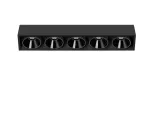 Lubinis &scaron;viestuvas 10,5W LED pavir&scaron;inis &scaron;viestuvas Juodas FOSTER SURFACE REMOTE 5, juodas, 3000K