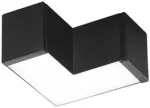 8W LED linijinio &scaron;viestuvo L sujungimas NEXT, juodas, CCT