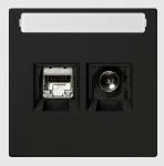 Smart TV lizdas, juodas