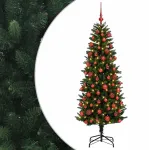 Dirbtinė kalėdinė eglutė su rutuliuku 180 cm 300 LED