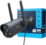 GNCC lauko Wi-Fi vaizdo stebėjimo kamera 2K, IP65, 110&deg; GT1PRO-B