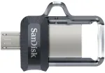 SanDisk Ultra Dual 32GB USB 3.0 / micro USB USB stick Sort S&Atilde;&cedil;lv