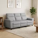 Sofa &Scaron;viesiai pilka 214 x 90 x 95 cm Audinys