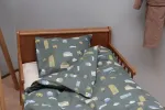 Patalynės komplektas By Mats - Bed Linen Baby Size 70 x 100 cm - Žalias Village (MAT138)