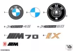 BMW iX M70 xDrive EMBLEM Originalus 51147907405
