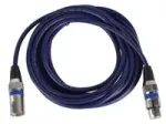 Velleman Profesionāls DMX kabelis XLR 3pin spraudnis - XLR 3pin ligzda 5m