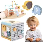 Viga Toys Lavinamasis žaislas Viga, su karoliukų labirintu