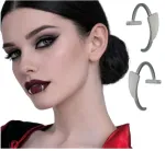 Fiesta Netikri vampyro lūpų auskarai, 2 vnt.