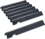 Gftime 43.5 x 5.8 cm flavorizer barai, skirti Weber Genesis Ii/lx 400, Genesis Ii E410, E435, S435 (2017 ir naujesniems) dujiniams griliams, porcelianinės kaitinimo plok&scaron;tės, atsarginės dalys Weber 66033/66796, 7 vnt.