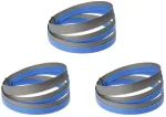 3 vnt. Juostinio pjūklo a&scaron;menys 2240x13x0.5 mm, 6 Tpi