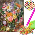 Diamond painting deimantinis siuvinėjimas gėlės 5d mozaika deimantinė aplikacija