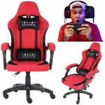 Gamingo kėdė žaidėjui, ergonomi&scaron;ka, patogi, juodai raudona