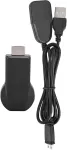 Vaizdo grotuvas Belaidis ekrano siųstuvas, 2,4 Ghz Wifi Hdmi Tv belaidis ekrano imtuvo adapteris su Hdmi sąsaja, skirtas Airplay Miracast Dlna