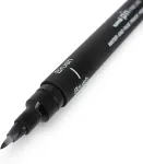 Uni Pin 6 x Fineliner pie&scaron;tukas braižymui, juodas, su teptuko galiuku