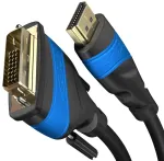 Kabeldirekt hdmi į dvi 24+1 adapterio kabelis (1080p full hd 3d highspeed) - top series 1,5 m