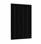 Sienų panelė 120x15cm apmu&scaron;ta 3d galvūgalis Riviera juodos spalvos