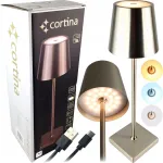 Softline &Scaron;iuolaikinė led lempa staline naktinė lemputė ant stalo usb belaidė jutiklinė
