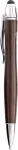 Inline&reg; 55464 Walnut/metal Stylus su ra&scaron;ikliu lietimui