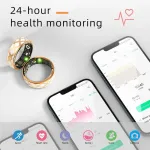 I&scaron;manusis žiedas moterims aukso spalvos i&scaron;manieji žiedai moterims vyrams i&scaron;manusis žiedas android ios fitneso žiedas miego stebėjimo prietaisas i&scaron;manusis žiedas &scaron;irdies ritmo monitorius sveikatos stebėjimo prietaisas pedometras aktyvumo stebėjimo pri ...
