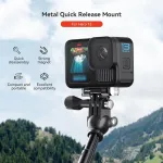 Objektyvas Honbobo magnetinis laikiklis gopro hero 13 juodas kamerai, gopro magnetinio uždarymo laikiklis (hero13 juodas), greito atlaisvinimo adapterio priedai &scaron;almui/krūtinei/galvai/dviračiui/motociklui/automobiliui/asmenukių lazdai/trikojui