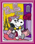 Schipper 609440725 Peanuts Belle a Paris pie&scaron;imas pagal skaičius ant kartono
