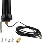 Futheda lauko 4g lte 5dbi antena sma jungtis antena lauko sieninis montuojamas vandeniui atsparus antena su 3 m / 9.8 ft kabeliu, skirtas 4g lte mar&scaron;rutizatoriui, &scaron;liuzui, modemui, vie&scaron;osios interneto prieigos ta&scaron;kui, takų kamerai