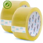 Ofituria m-office skaidri lipni pakavimo juosta dėžėms, siuntimui, perkraustymui ir rankdarbiams, saugus ir patvarus skaidrus popierius (48 mm x 66 m, x2)