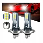 2x Amio led h7 lemputės labai stiprios 110w canbus 6500k