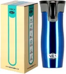 Nils Camp Terminis puodelis kar&scaron;tiems gėrimams 420ml, neslystantis, mėlynas, didelis