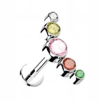 Breil Piercing'as su cirkoniais titano auskaras conch helix lobe 1,2/8