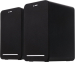 Kompiuterio kolonėlės Fenda F&D R40BT 2.0 daugialypės terpės garsiakalbiai, 60 W RMS (30 Wx2), 2x1 colių auk&scaron;tų dažnių garsiakalbis + 2x4 colių garsiakalbis, BT 5.0 / optinis / AUX / USB / nuotolinio valdymo pultas / medinis / juodas