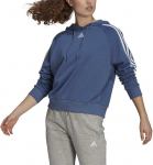 Adidas Džemperis Moterims W 3S Hoodie Mėlyna GL1461
