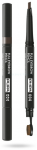 Pupa Full Paraben-Free Definer Double-Ended Eyebrow Kreminis Pie&scaron;tukas & 2-In-1 004 Extra Dark 0.2 g